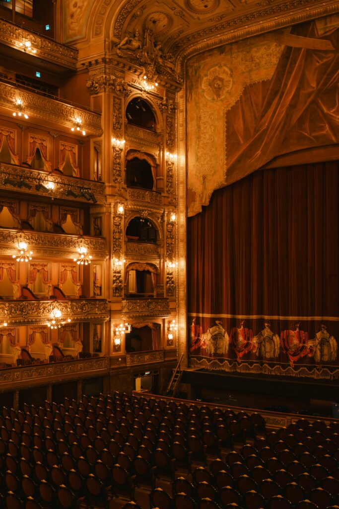 Premium seating inside the Opera House during a performance curated by Hedocia Opera Concierge in Europe